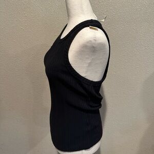 NWT Anthropologie black knit tank top